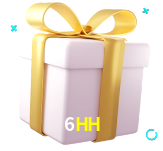 Receba seus bônus de boas-vindas no 6HH