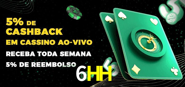 Promoções do cassino ao Vivo 6HH